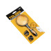 Hand Held Portable Optical Lens 4X 75mm Magnifying Glass Rubber Handle