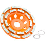 4.5inch 115mm Double Row Diamond Segmented Grinder Cup Grinding Wheel