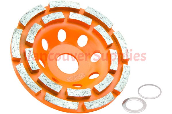 4.5inch 115mm Double Row Diamond Segmented Grinder Cup Grinding Wheel