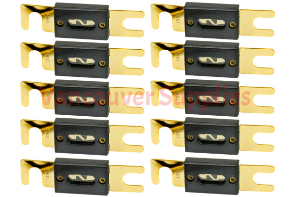 10PCs 100AMP 100A Car ANL Glass Fuse For Car Audio Power Installation