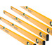 Lot of 5 4feet Long Spirit 3 Vials Horizontal Vertical Aluminum Levels