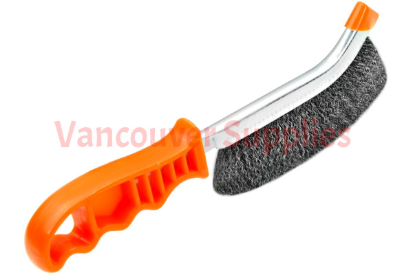 Wire Hand Copper Plated Steel Scratch Brush Bristles Rust Removal Tool