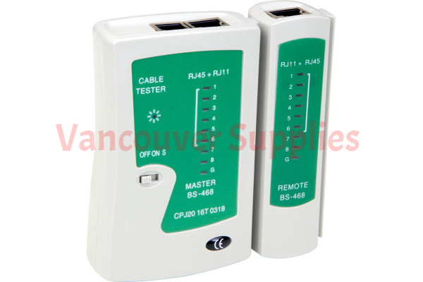 Network Patch Cable Tester Ethernet Telephone Lan RJ11 RJ12 RJ45 Cable