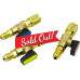 R134A Manifold Gauge Refrigerant Charging Set of 3 Ball Valve Adapters