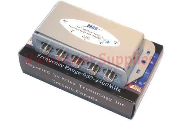 4In 1Out Ariza Outdoor Waterproof DiSEqC 2.0 Multi-Switch Satellite