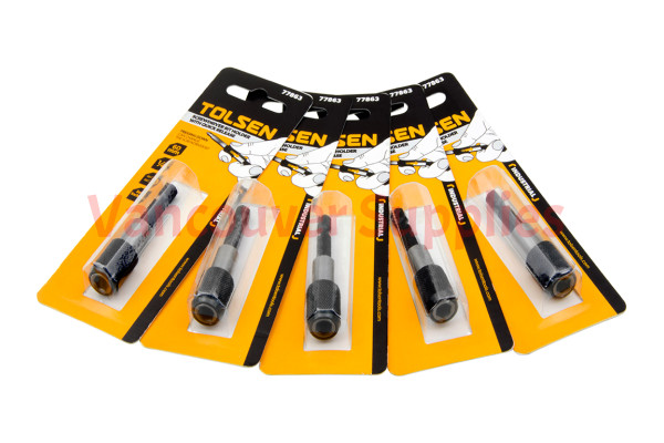 Pack of 5 Pieces 1/4 Hex Shank Drill Magnetic Screwdriver Bit Holder