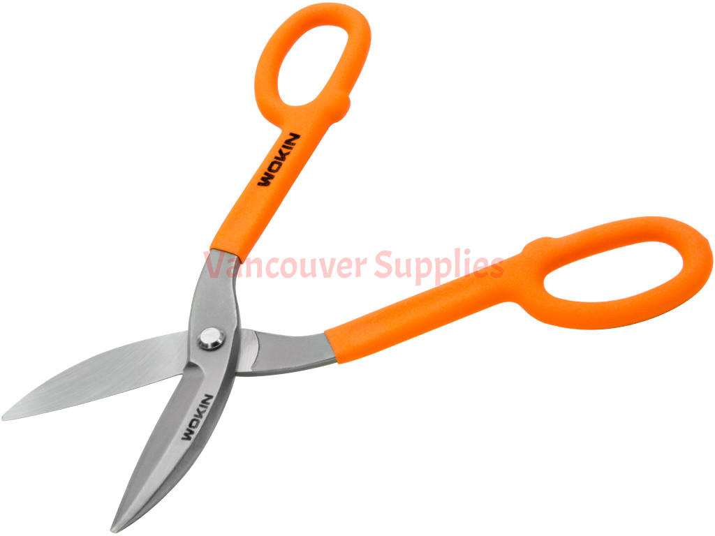 thumbnail image 2 of 12 Inch Tin Snips - Straight Pattern Metal Cutting Shears With Comfort Grip 2 of 4