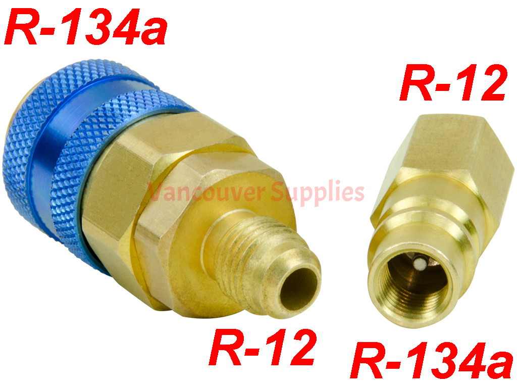 R1234yf zu R134a Low Side Schnellwechsler, R12 zu R134a Fitting Connector  für Auto Klimaanlage Ac