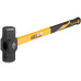 8Lb 26inch Heavy Duty Sledge Hammer Fibreglass Handle Rubberized Grip