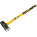 8Lb 26inch Heavy Duty Sledge Hammer Fibreglass Handle Rubberized Grip