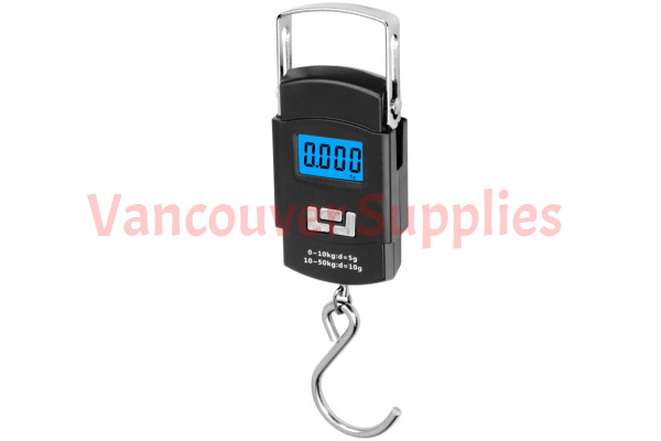 Electronic Digital Luggage Fishing Scale 110lb/50kg Hanging With Hook