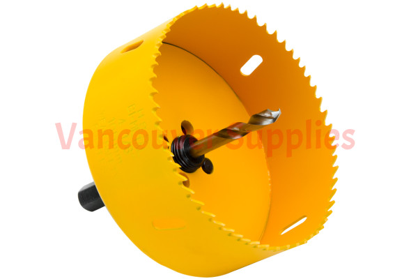 4-1/8in 105mm HSS Hole Saw BiMetal Drill Round Blade with Hex Arbor