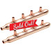 2 Pack 3/4in Inlet 1/2in PEX Water Outlet 4 Ports Closed End Manifold