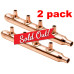 2 Pack 3/4in Inlet 1/2in PEX Water Outlet 4 Ports Closed End Manifold
