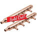 2 Pack 3/4in Inlet 1/2in PEX Water Outlet 4 Ports Closed End Manifold