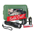 Outdoor Ultra Bright 5-Modes White Light Zooming Camping Flashlight