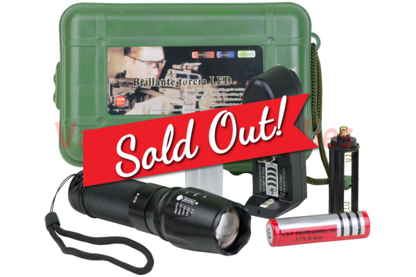 Outdoor Ultra Bright 5-Modes White Light Zooming Camping Flashlight