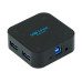 Super Speed 5Gbps USB 3.0 4 Ports Hub Individual Port Indicator LED