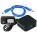 Super Speed 5Gbps USB 3.0 4 Ports Hub Individual Port Indicator LED