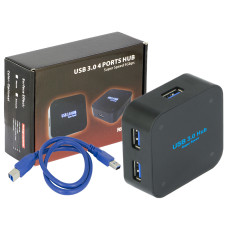 Super Speed 5Gbps USB 3.0 4 Ports Hub Individual Port Indicator LED