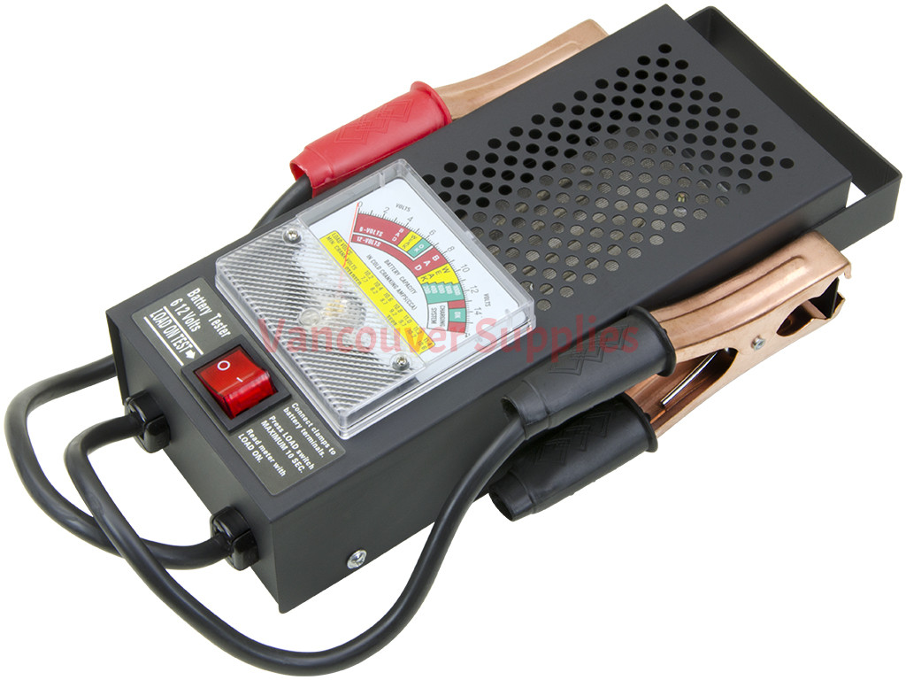 thumbnail image 2 of 6V/12V 100Amp Car Battery Load Tester - Charging System Checker With Clamps 2 of 6