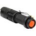 400Lum Lumens Adjustable Focus Zoom Waterproof Flashlight with Charger