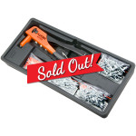 Steel Hand Riveter Rivet Gun 200pcs Aluminum Different Sizes of Rivets