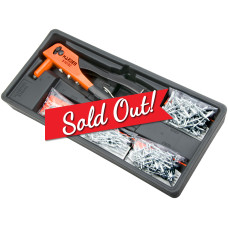 Steel Hand Riveter Rivet Gun 200pcs Aluminum Different Sizes of Rivets