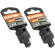 2Pack 3/8Male to 1/2Female Impact Ratchet Wrench Socket Adapter Square