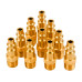 10pcs Brass Air Tool Fittings 1/4 NPT Male to Male Plug 727 Connector