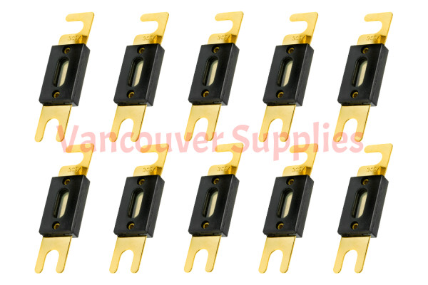 10PCs 300AMP 300A Car ANL Glass Fuse For Car Audio Power Installation