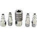 5pcs Air Hose Fittings 1/4inch Quick Connect Coupler Connector Plugs