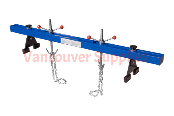 1100lbs Adjustable Engine Support Bar 2 Points Lift Holder Hoist Hooks