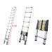 12.5Ft Light Aluminum Telescopic Telescoping Folding Extendable Ladder