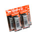 50Pcs Utility Knife Razor Blade Refill Replacement Double Sided Blades