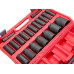 25pcs Drive Deep Impact Sockets 8-36mm Extension Flex Joint L Wrench