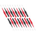 10 Pairs Needle Test Leads Automotive Back Probes Female Banana Socket