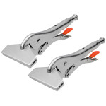 2pcs 10inch Steel Vice Vise Holding Welding Sheet Clamp Locking Pliers