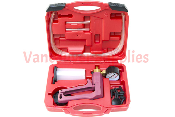Hand Held Vacuum Pump Tester Brake Bleeder Kit for Cars Motorcycles