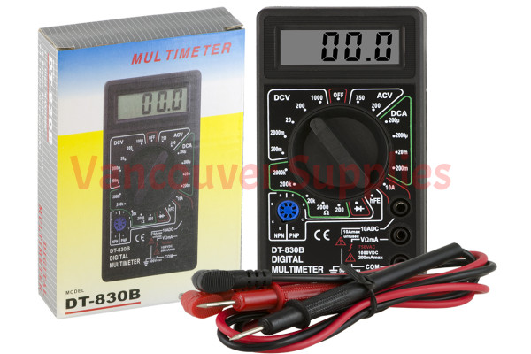 Digital LCD Display AC/DC Tester Voltmeter Ammeter Ohm Diod Multimeter