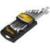 7pcs Metric Gear Spanner Fixed Head Combination Ratchet Wrench Set