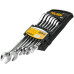 7pcs Metric Gear Spanner Fixed Head Combination Ratchet Wrench Set
