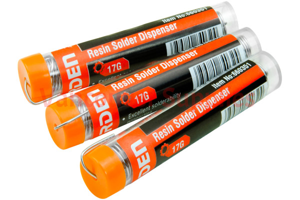 3pcs Tubes Sn-Pb Tin Lead Resin Core Solder Wire Electrical Soldering