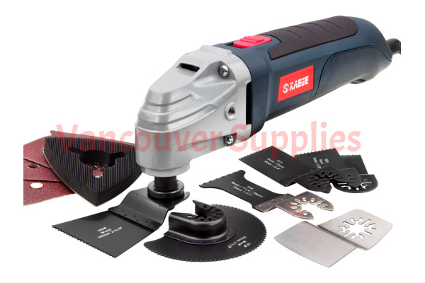 Six Speed Oscillating Multi-Tool Accessory Saw Steel Blade Sanding Set