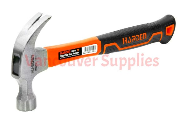 16oz 450g Claw Hammer Lightweight Fiberglass Smooth Face Nail Puller