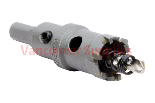 22mm TCT Carbide Tipped Holesaw Stainless Steel Metal Hole Cutter Bit