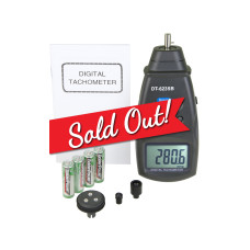 DT6235B Digital Photo Contact Tachometer RPM Meter Surface Speed Meter