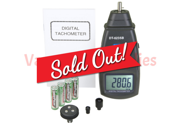 DT6235B Digital Photo Contact Tachometer RPM Meter Surface Speed Meter