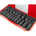 35pcs 1/2in Drive Deep Shallow Impact Wrench Socket 8-32mm Metric Set