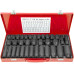 35pcs 1/2in Drive Deep Shallow Impact Wrench Socket 8-32mm Metric Set